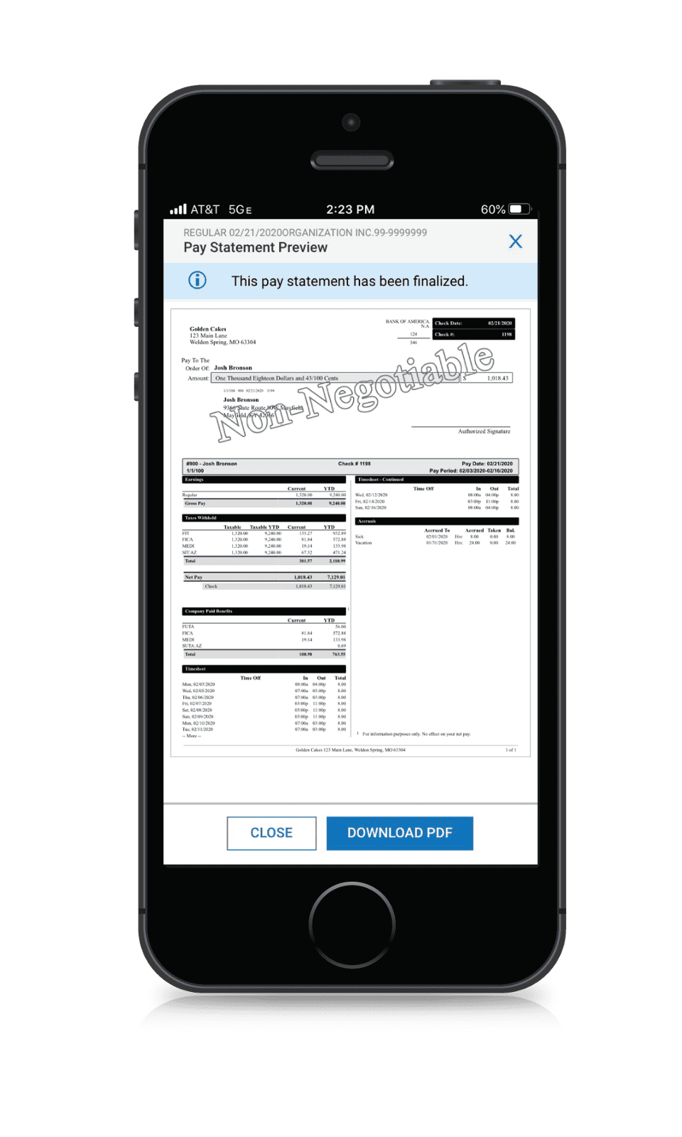 Employee Self Service & Direct Deposit